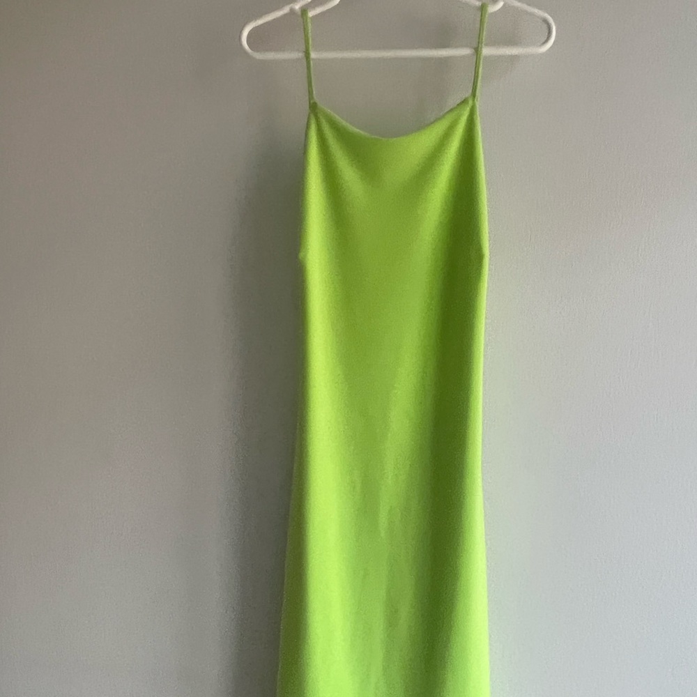 Akira Neon Green mini dress